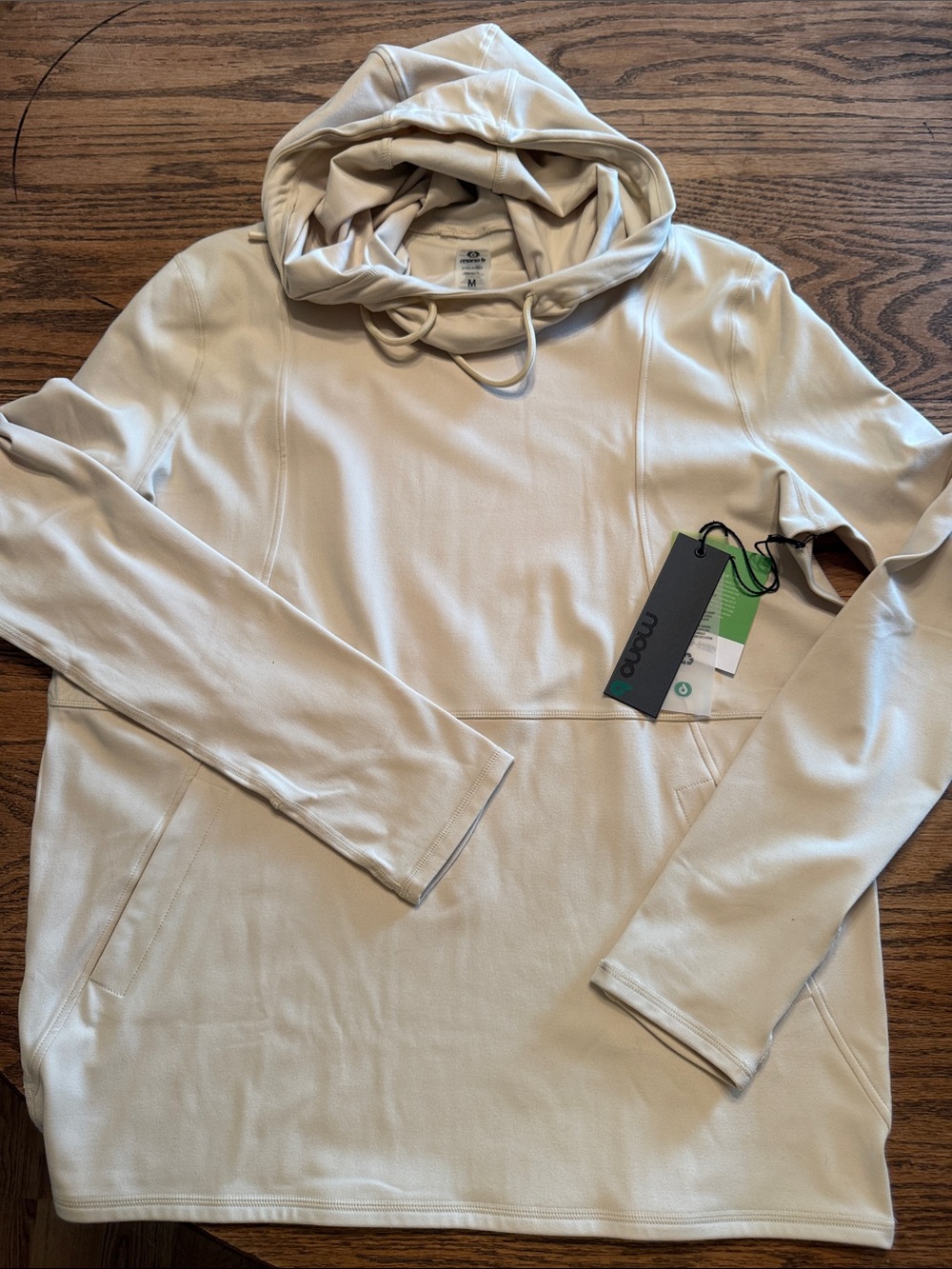 Mono B Women’s Hoodie Pullover - Light Beige